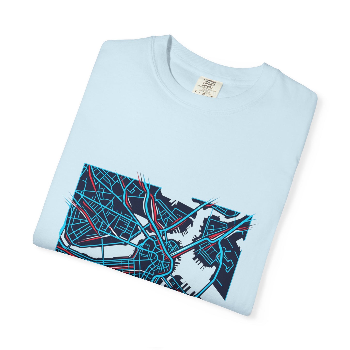 Boston Energy Map T-Shirt — City Map Graphic Tee