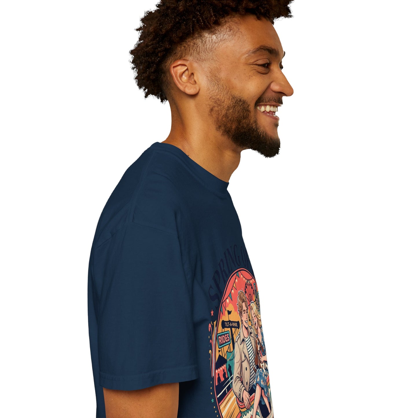 Spring of Us T-Shirt — Retro Carnival Couple Tee (Spring Festival Concert)