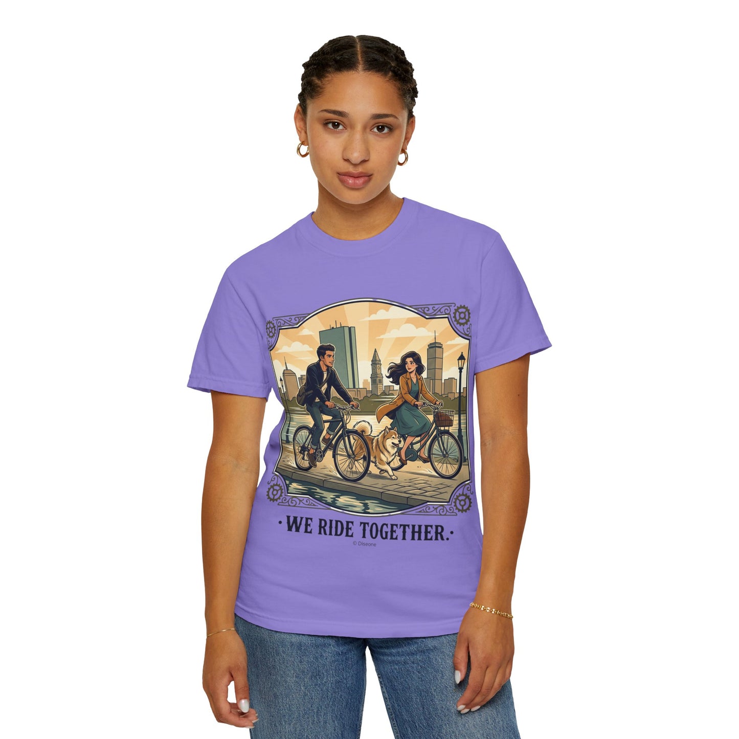 We Ride Together Bicycle Couple T-Shirt