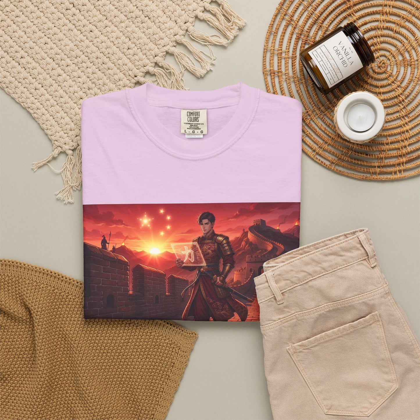 Scout Regiment Sunset T-Shirt — Anime Military Wall Scene