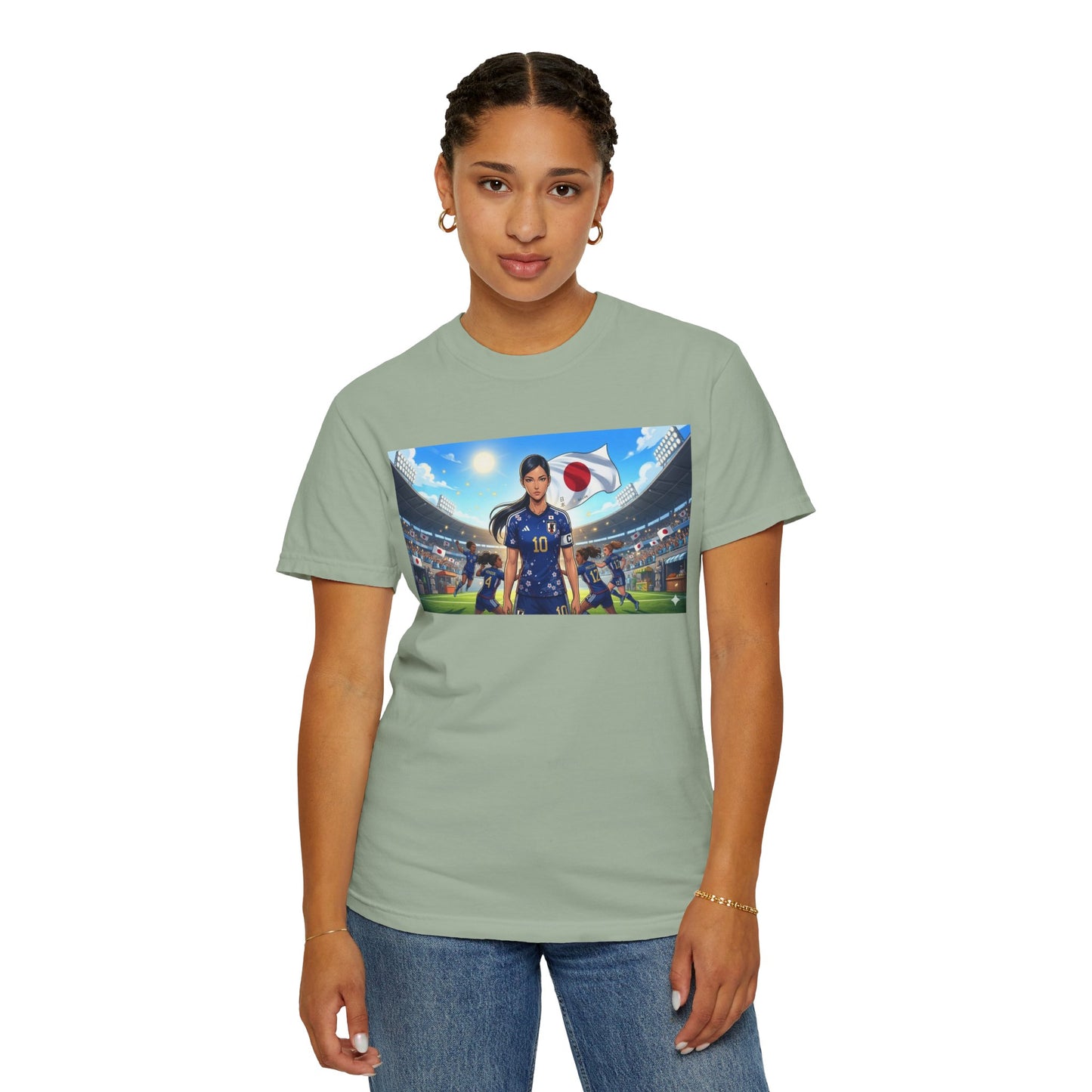 Soccer Player Japan T-Shirt — Japan Flag Soccer Fan Tee