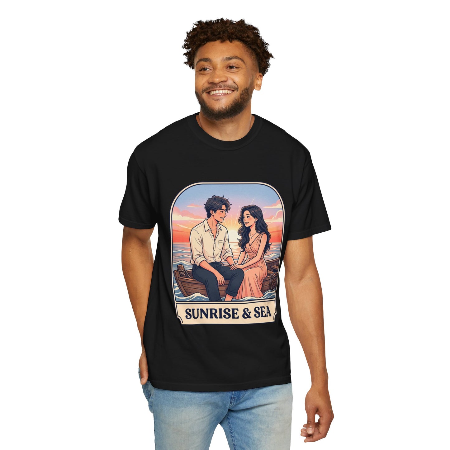 Sunrise & Sea Romantic Beach T-Shirt