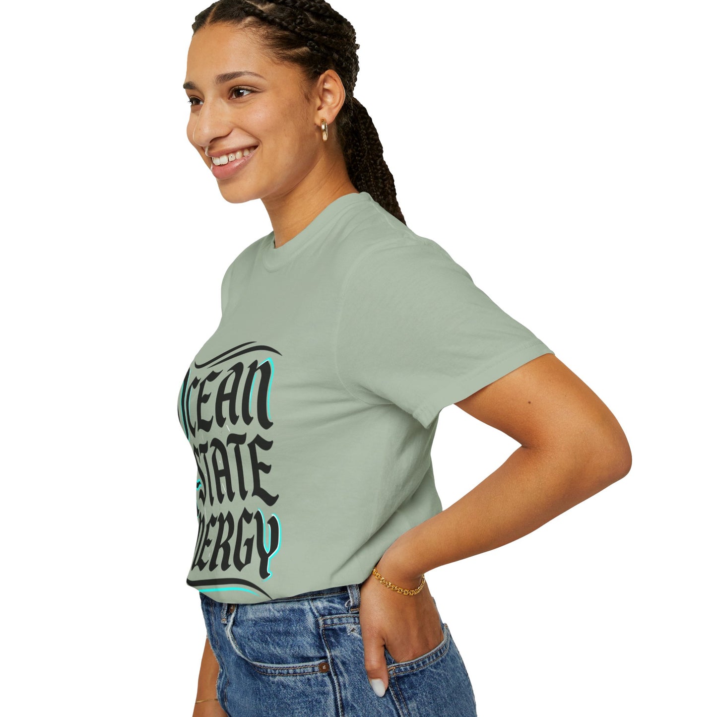 Ocean State Energy T-Shirt — Nautical Script Graphic Tee