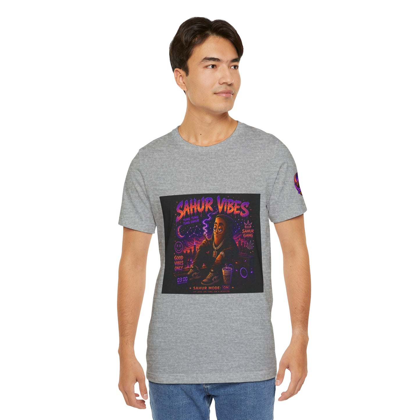 Tung Tung Tung Sahur SOLO Night Smoke DOLO Tee — Urban Chill Cartoon Design