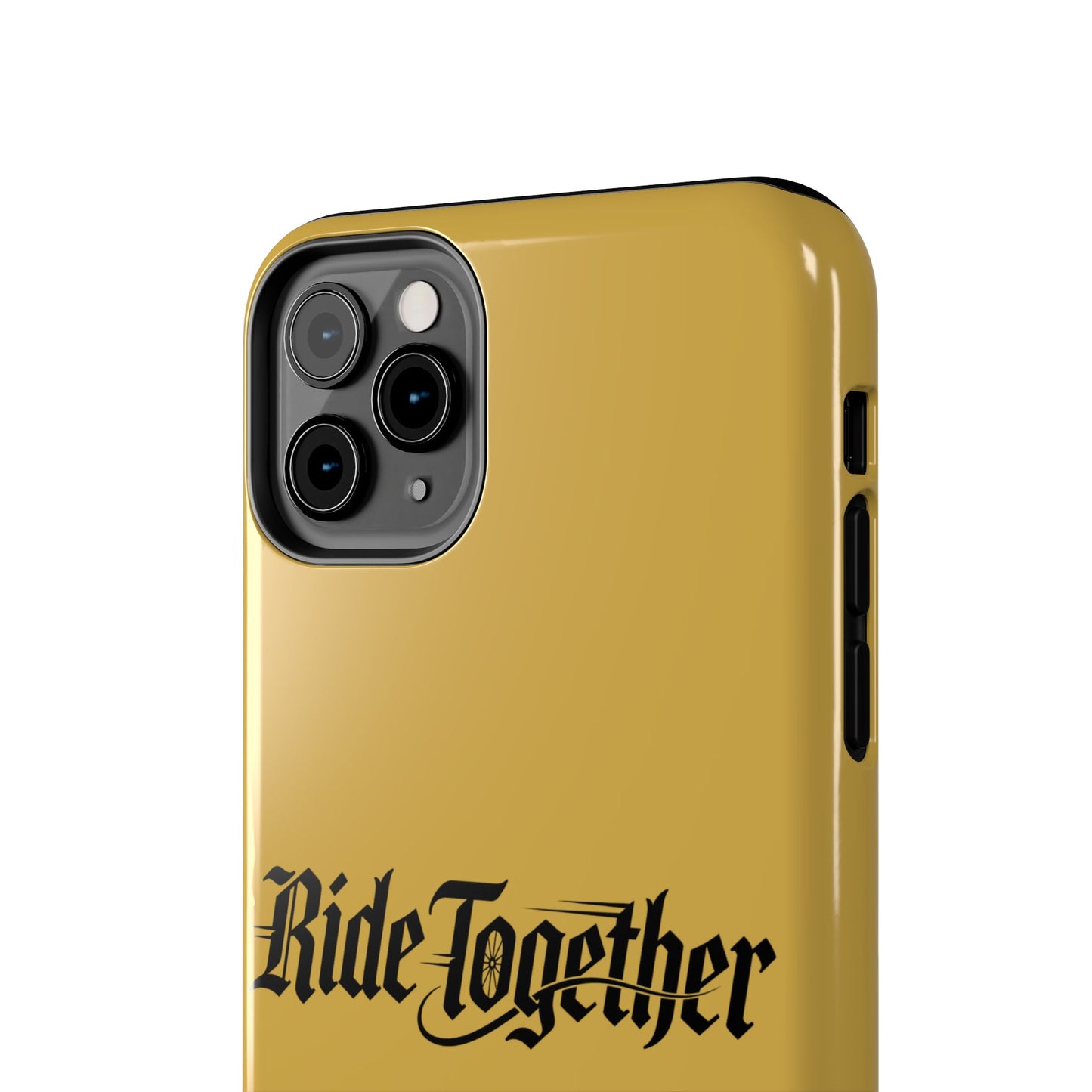 Ride Together Tough Phone Case — Durable Retro Script Protective Cover