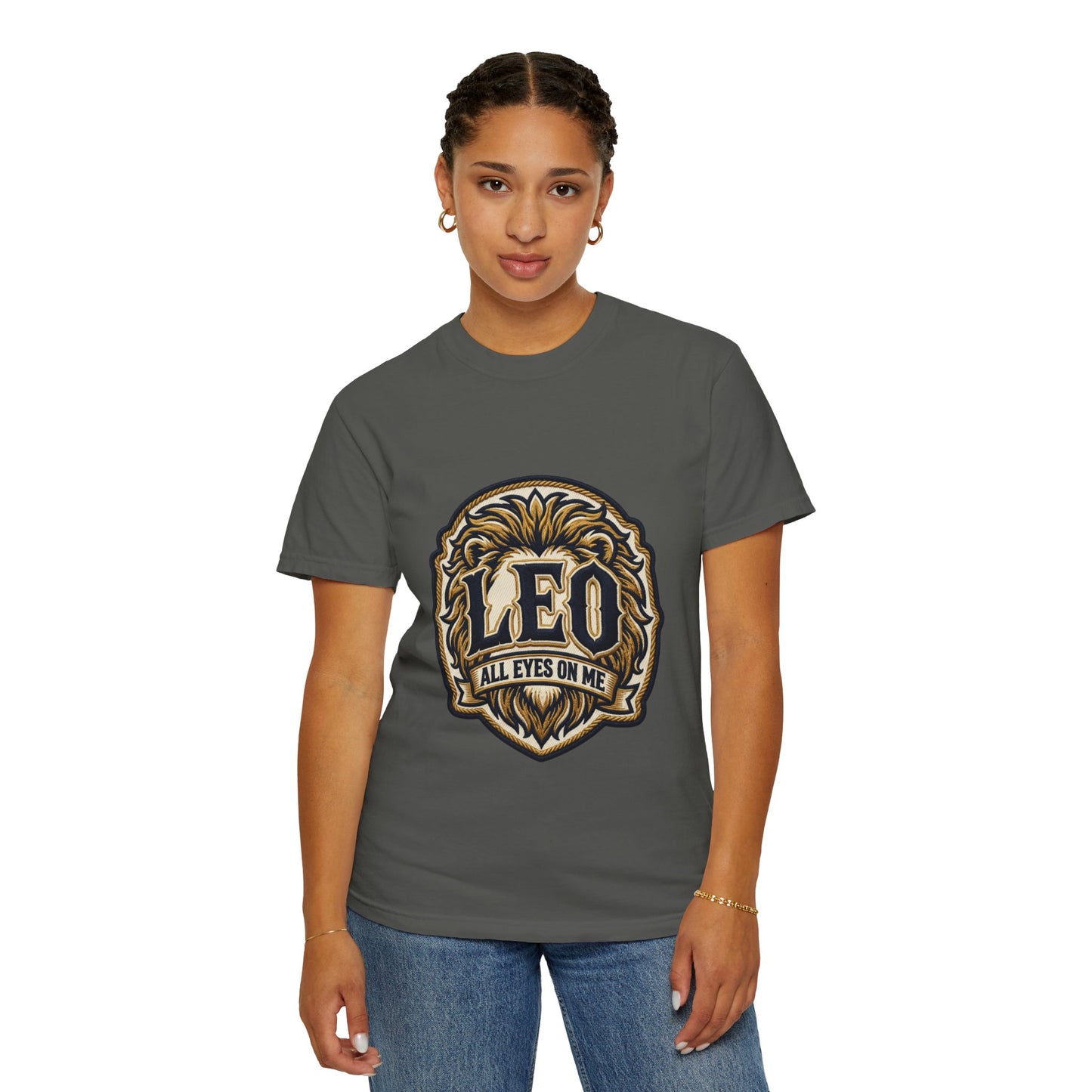 Leo 'All Eyes On Me' Zodiac T-Shirt — Bold Lion Astrology Tee