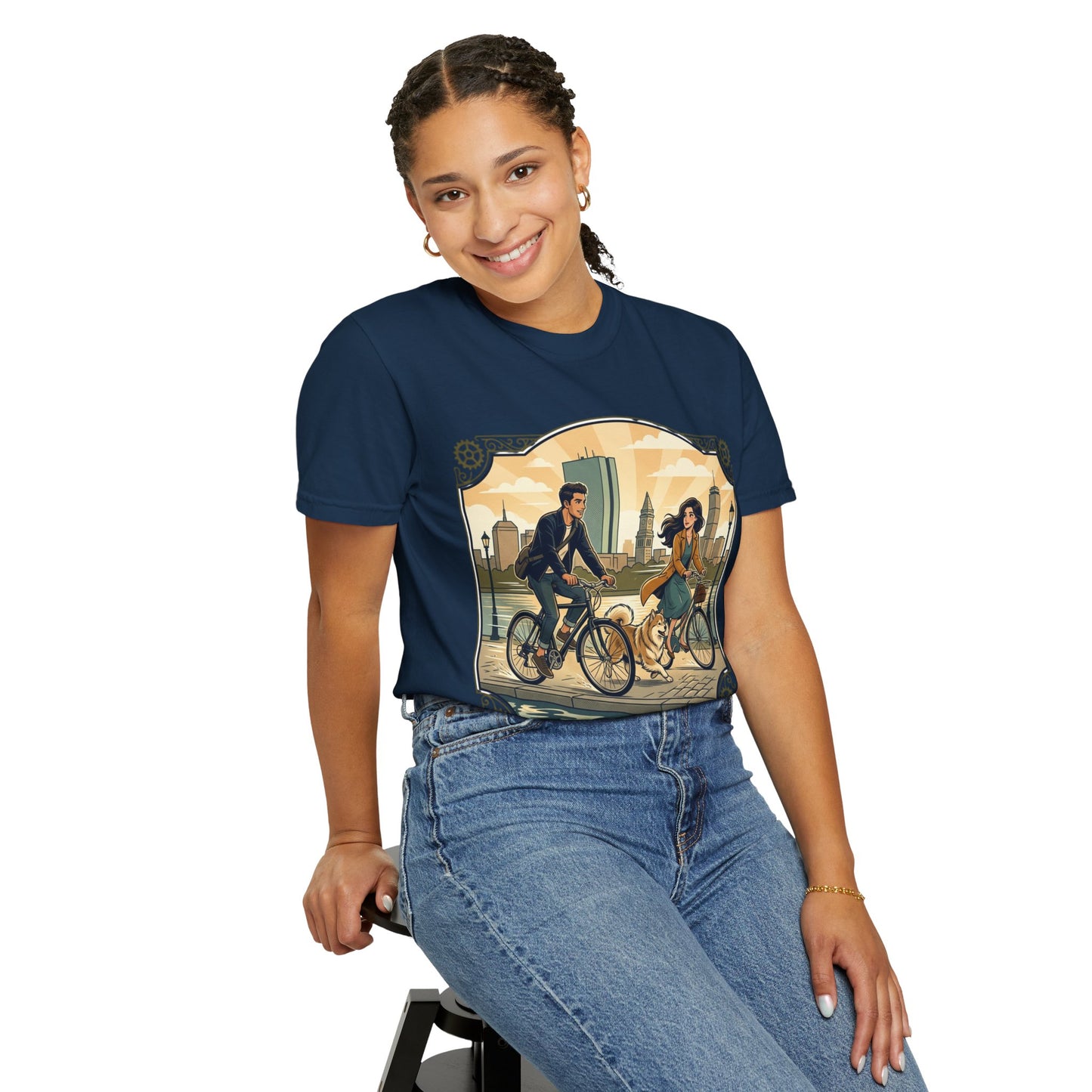 We Ride Together Bicycle Couple T-Shirt