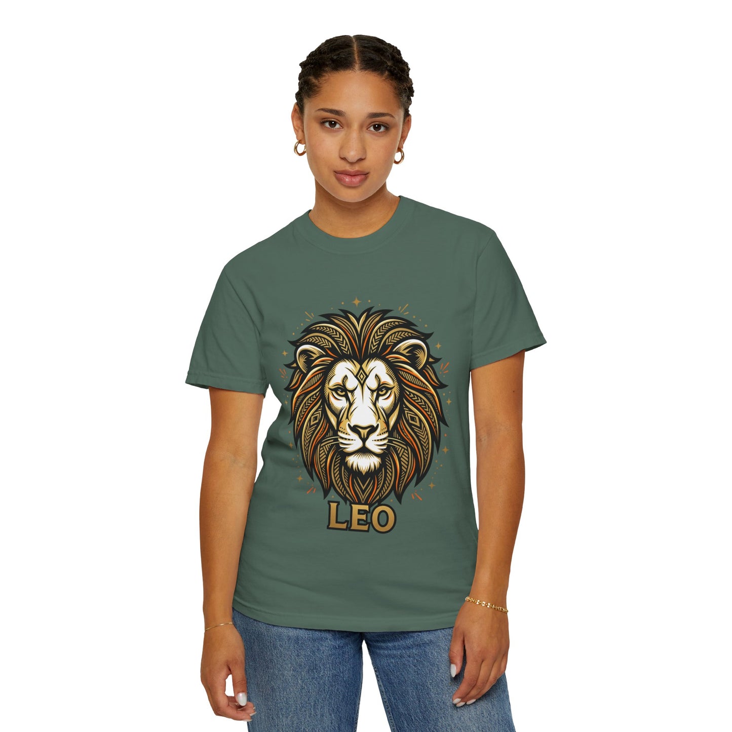 Leo Zodiac Lion T-Shirt — Bold Astrology Graphic Tee