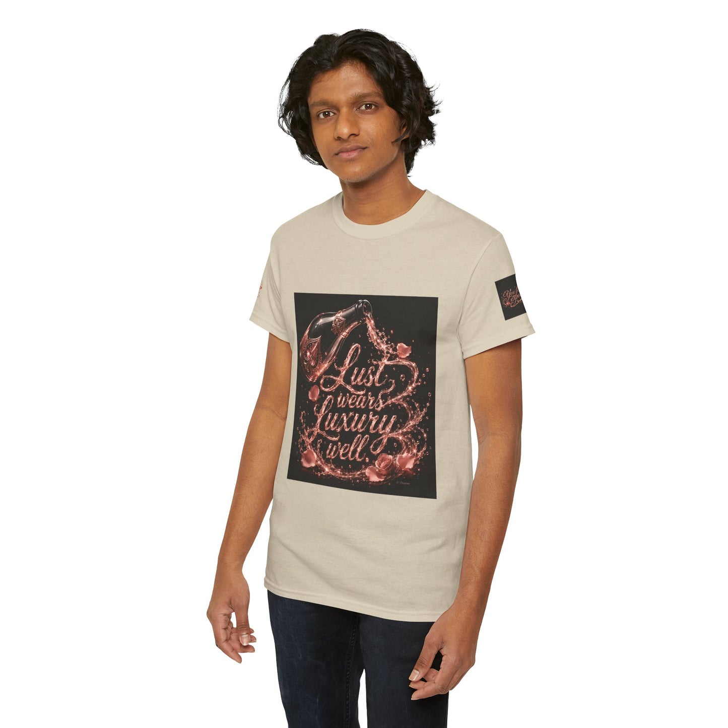 Lust Treats Luxury Well T-Shirt – Vintage Script Graphic Tee