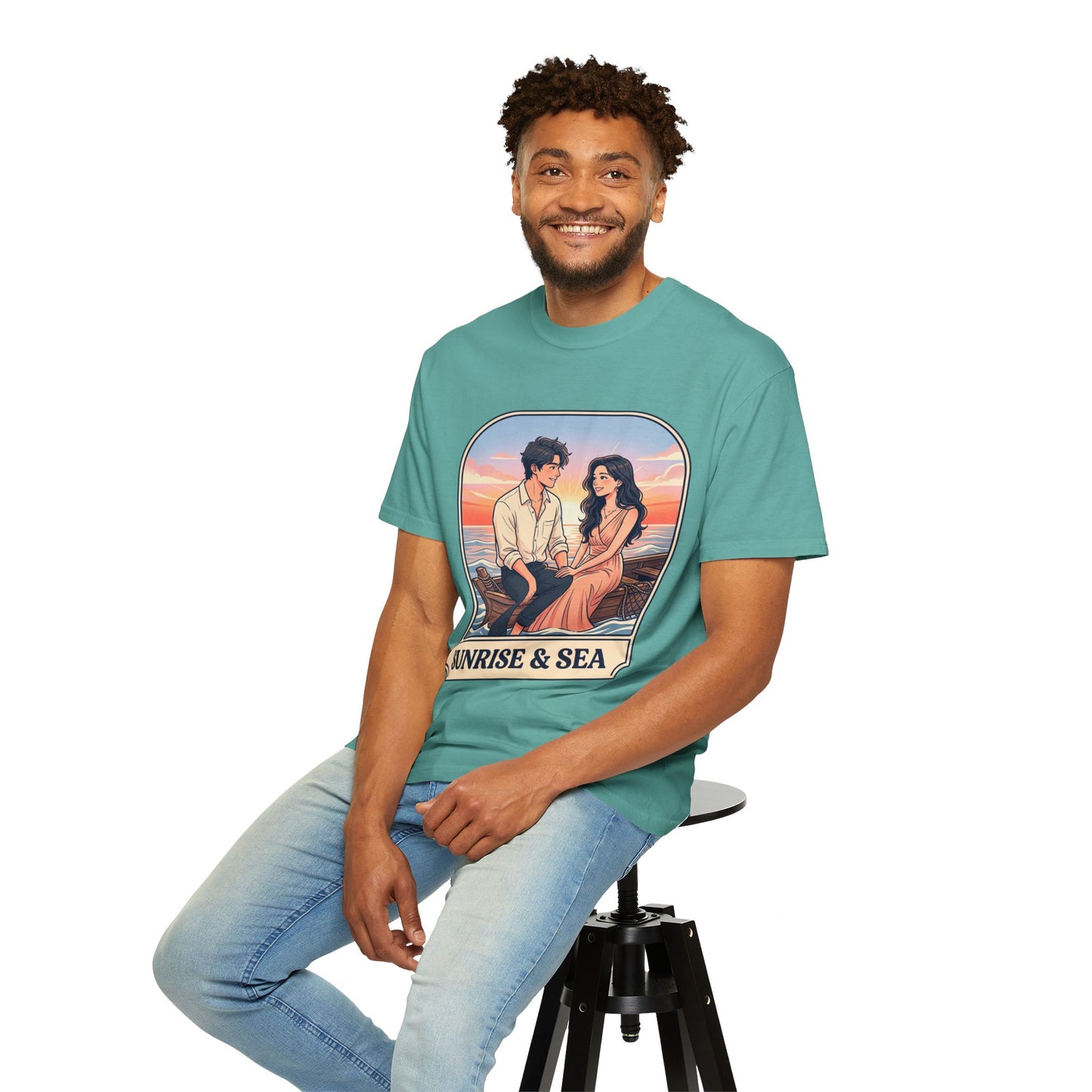 Sunrise & Sea Romantic Beach T-Shirt