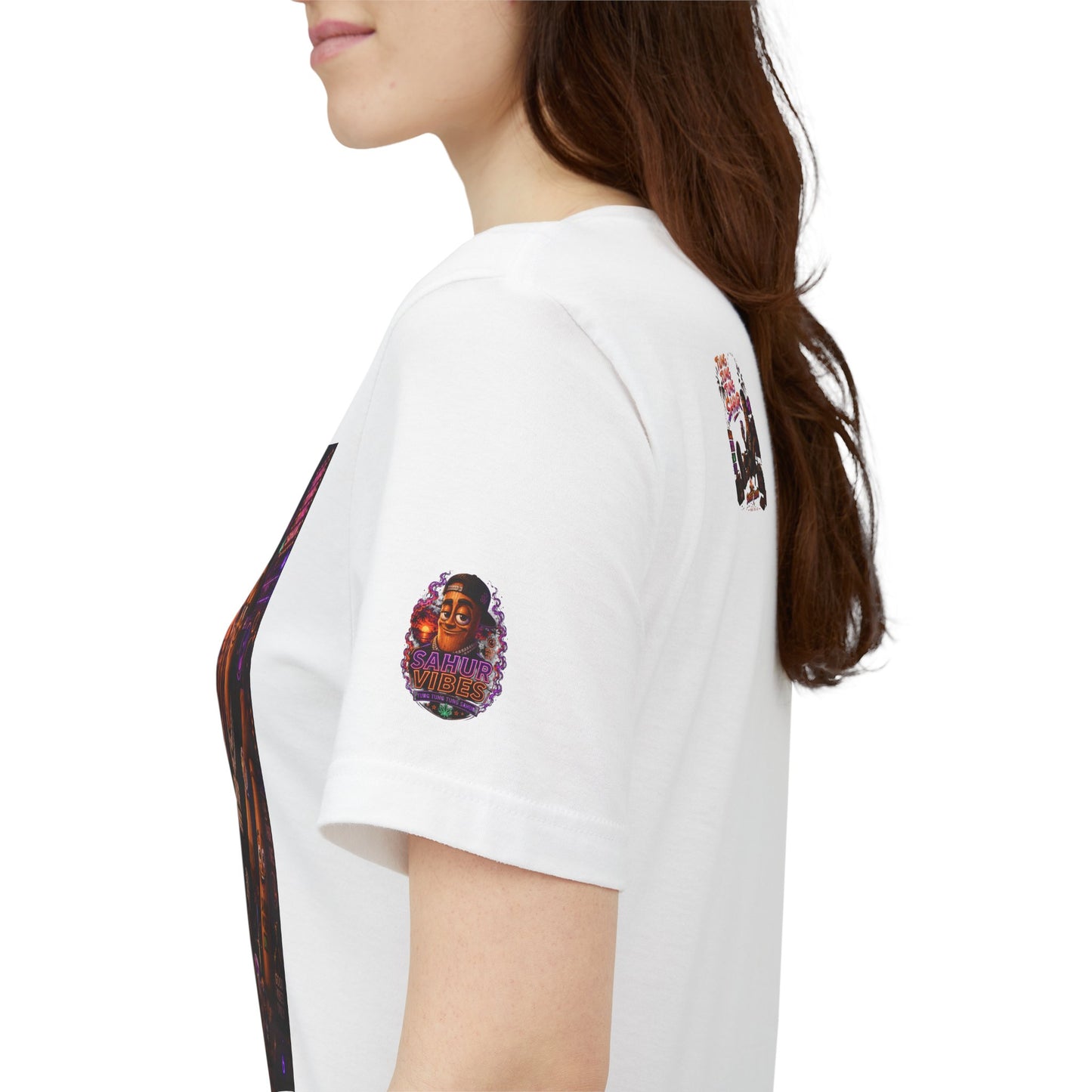 Tung Tung Tung Sahur Laid-Back Nightlife Graphic Tee — "Things Take Time" Urban Cartoon Design