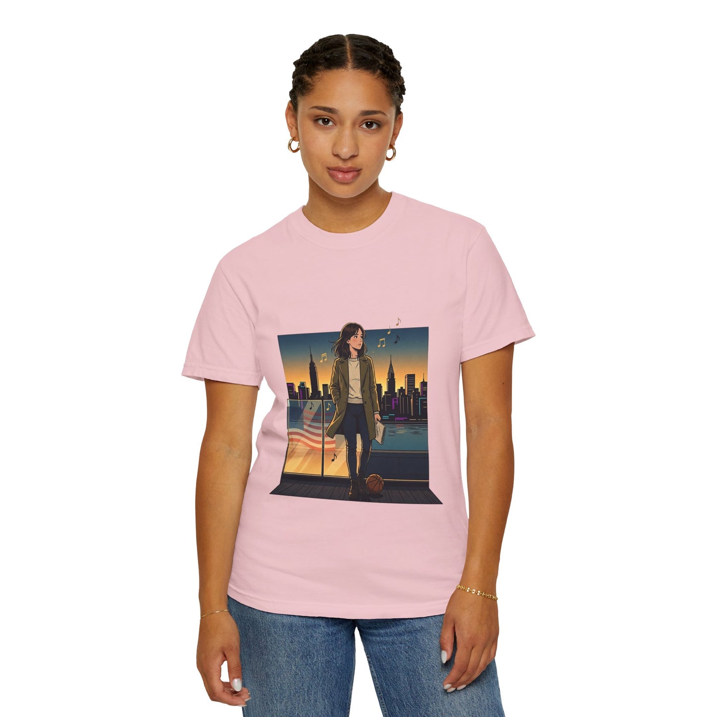 GLOBAL ENERGY: HER CITY, HER STORY— City Sunset Graphic T-Shirt