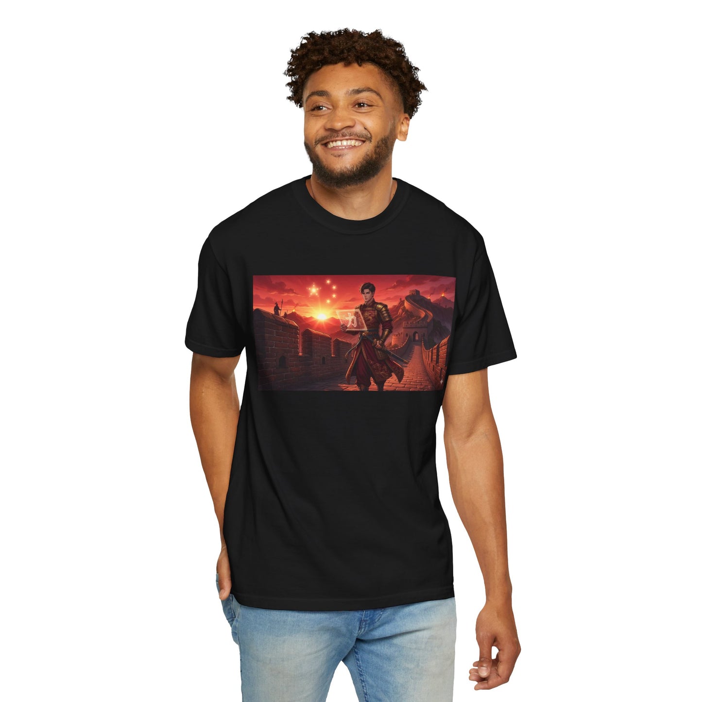 Scout Regiment Sunset T-Shirt — Anime Military Wall Scene