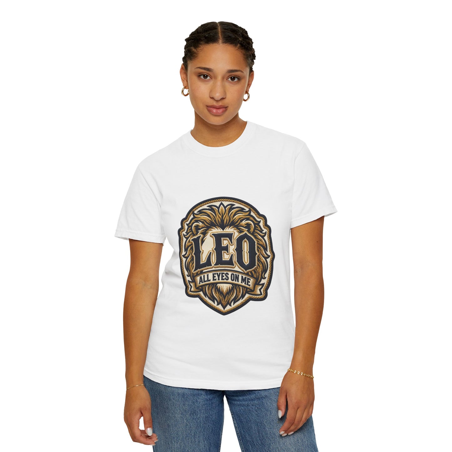 Leo 'All Eyes On Me' Zodiac T-Shirt — Bold Lion Astrology Tee