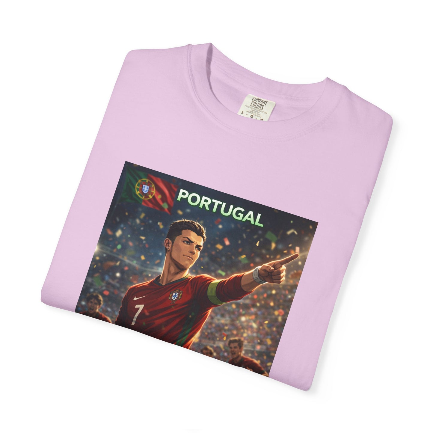 Portugal Soccer Poster T-Shirt — Cristiano Ronaldo Tribute Tee