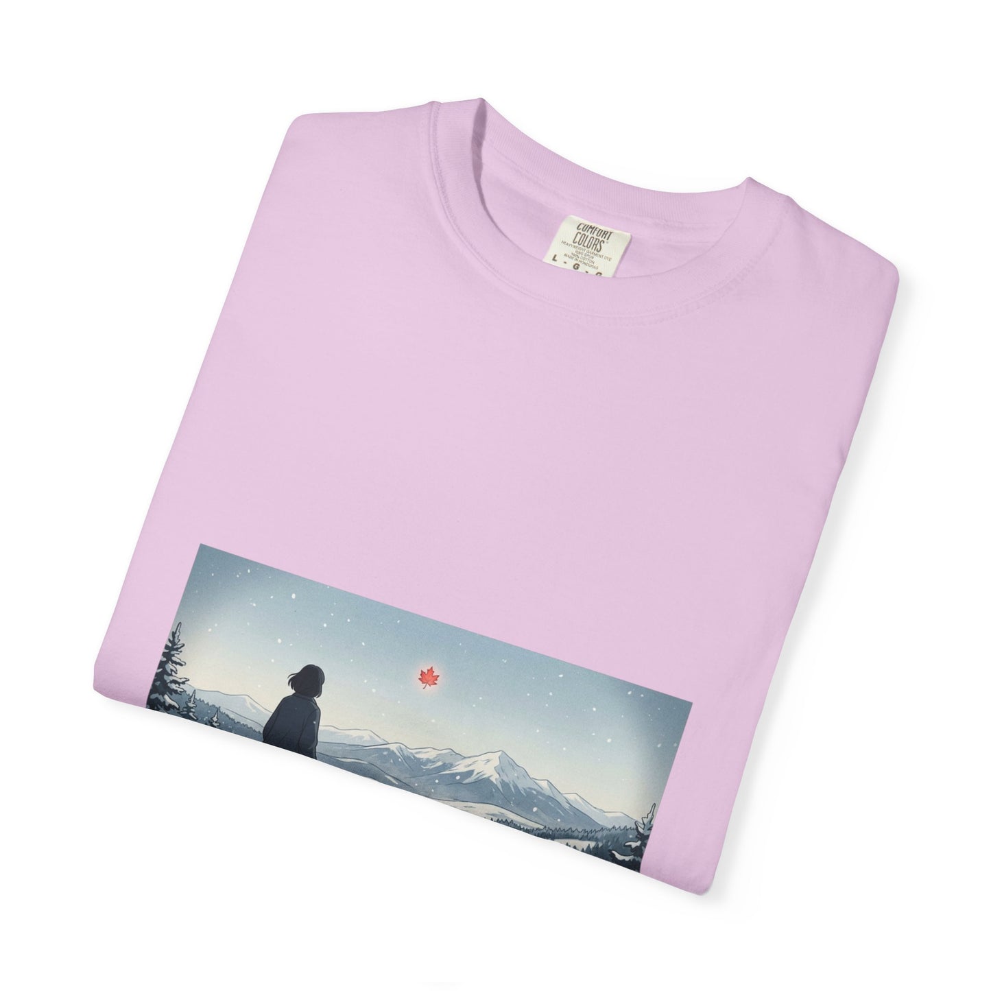 T-Shirt — Wanderer in Snowy Mountains Graphic Tee