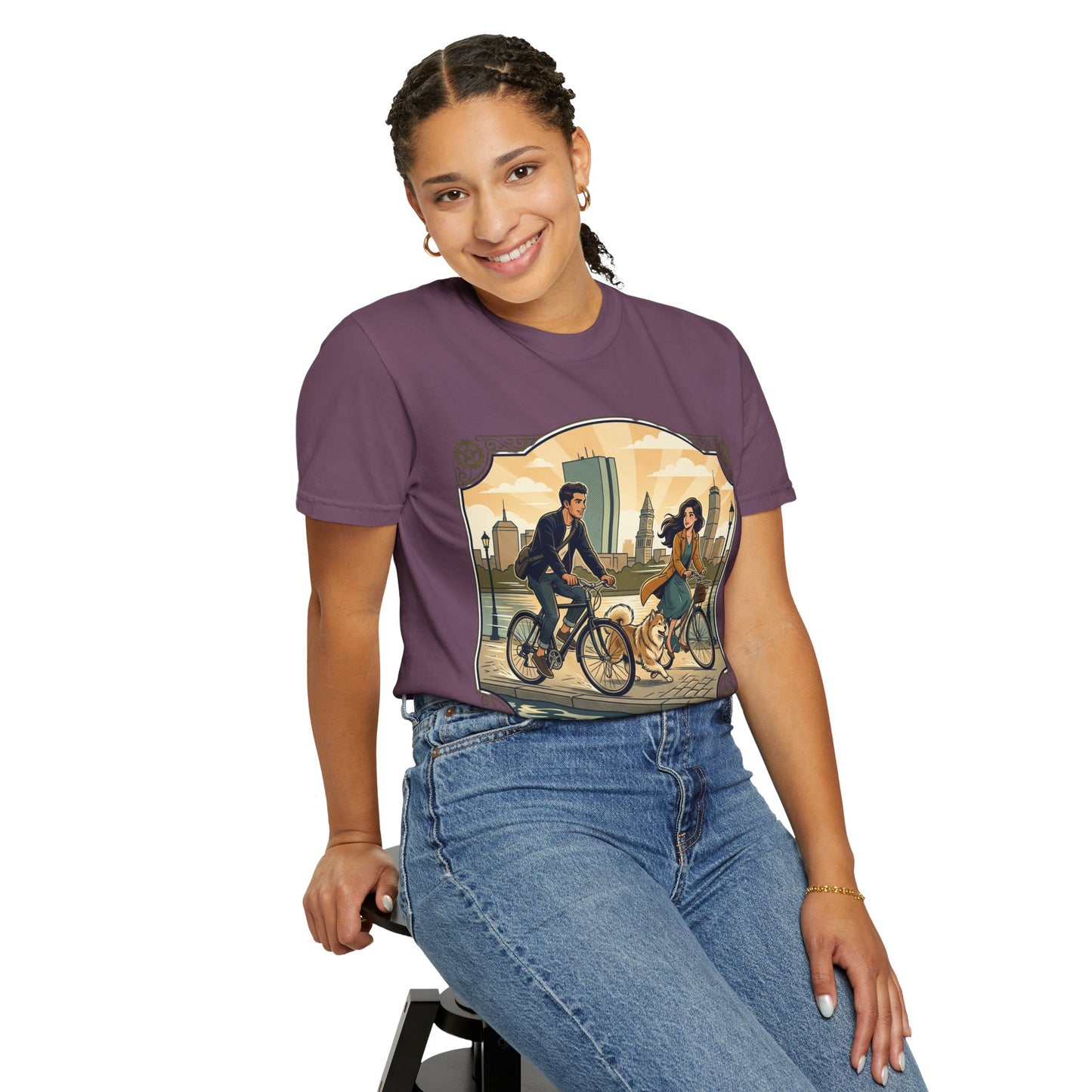 We Ride Together Bicycle Couple T-Shirt