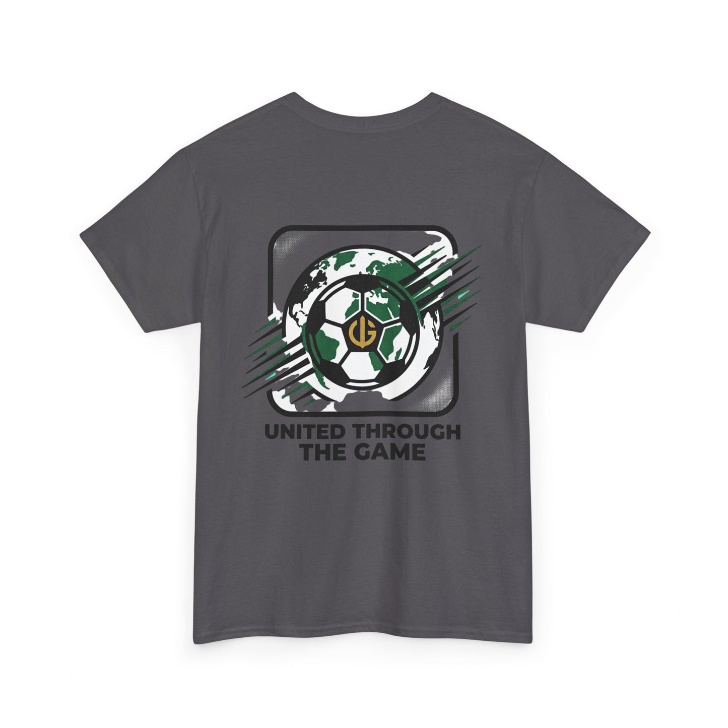 Soccer T-Shirt — "United Through the Game" Graphic Tee