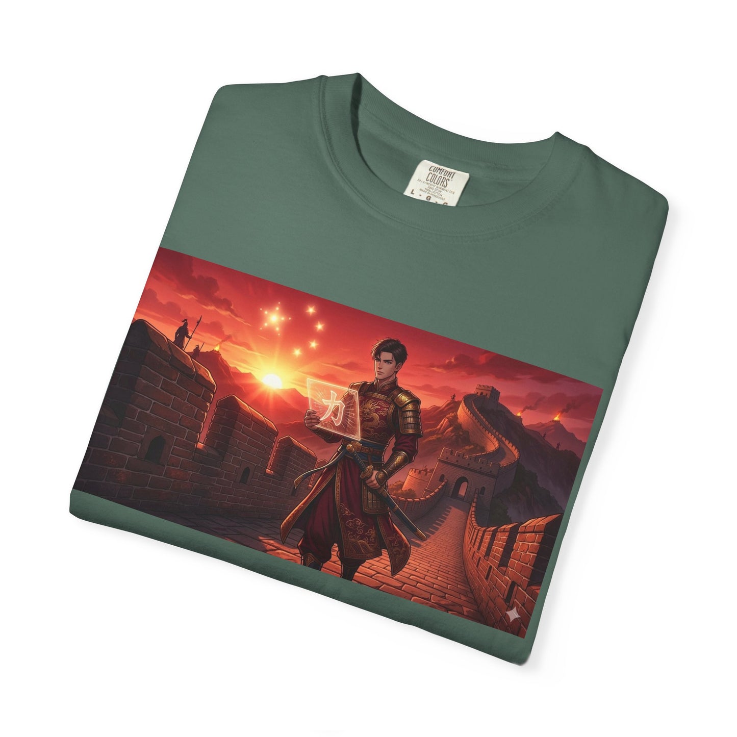 Scout Regiment Sunset T-Shirt — Anime Military Wall Scene