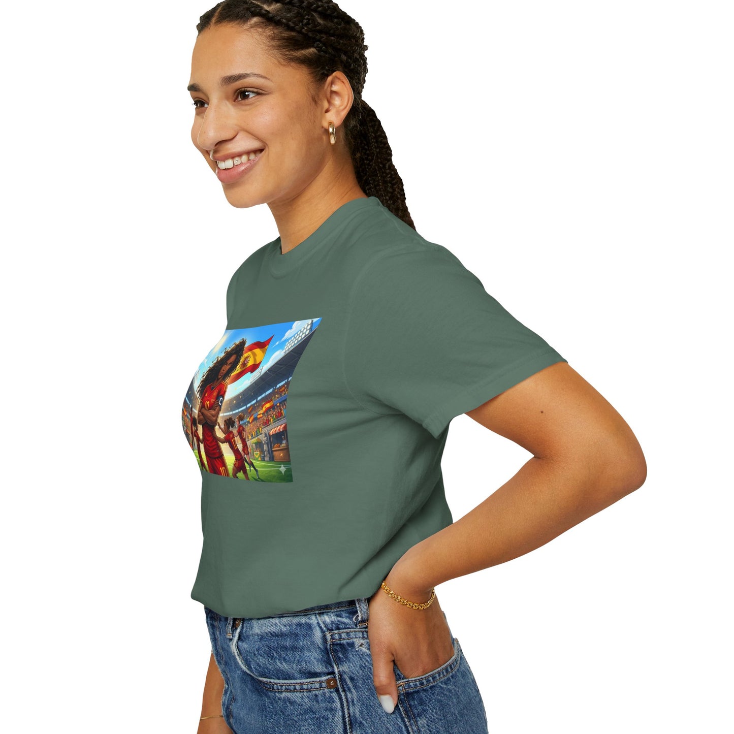 Spain – Female Soccer Champion - Stadium Graphic T-Shirt