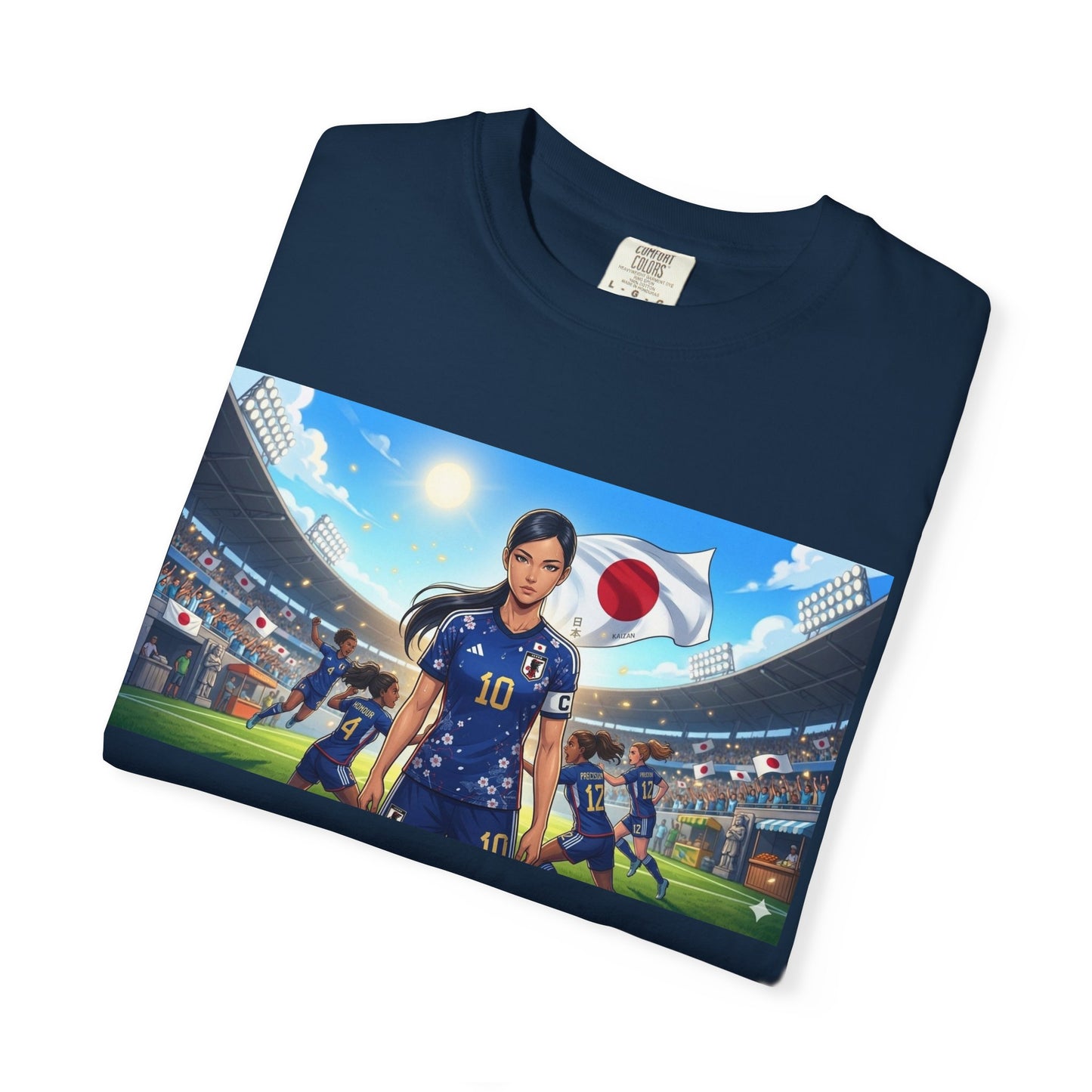 Soccer Player Japan T-Shirt — Japan Flag Soccer Fan Tee