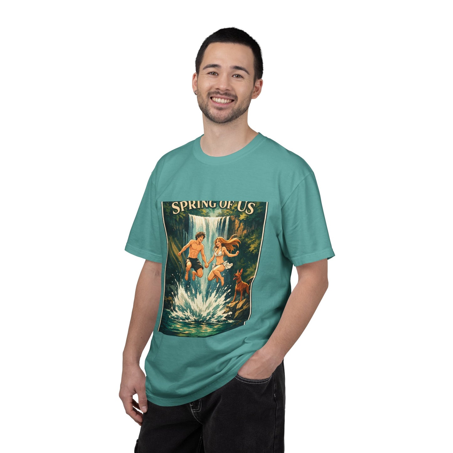 Vintage 'Spring of Us' Waterfall Graphic T-Shirt