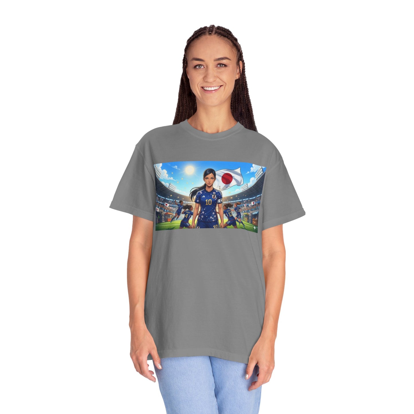Soccer Player Japan T-Shirt — Japan Flag Soccer Fan Tee