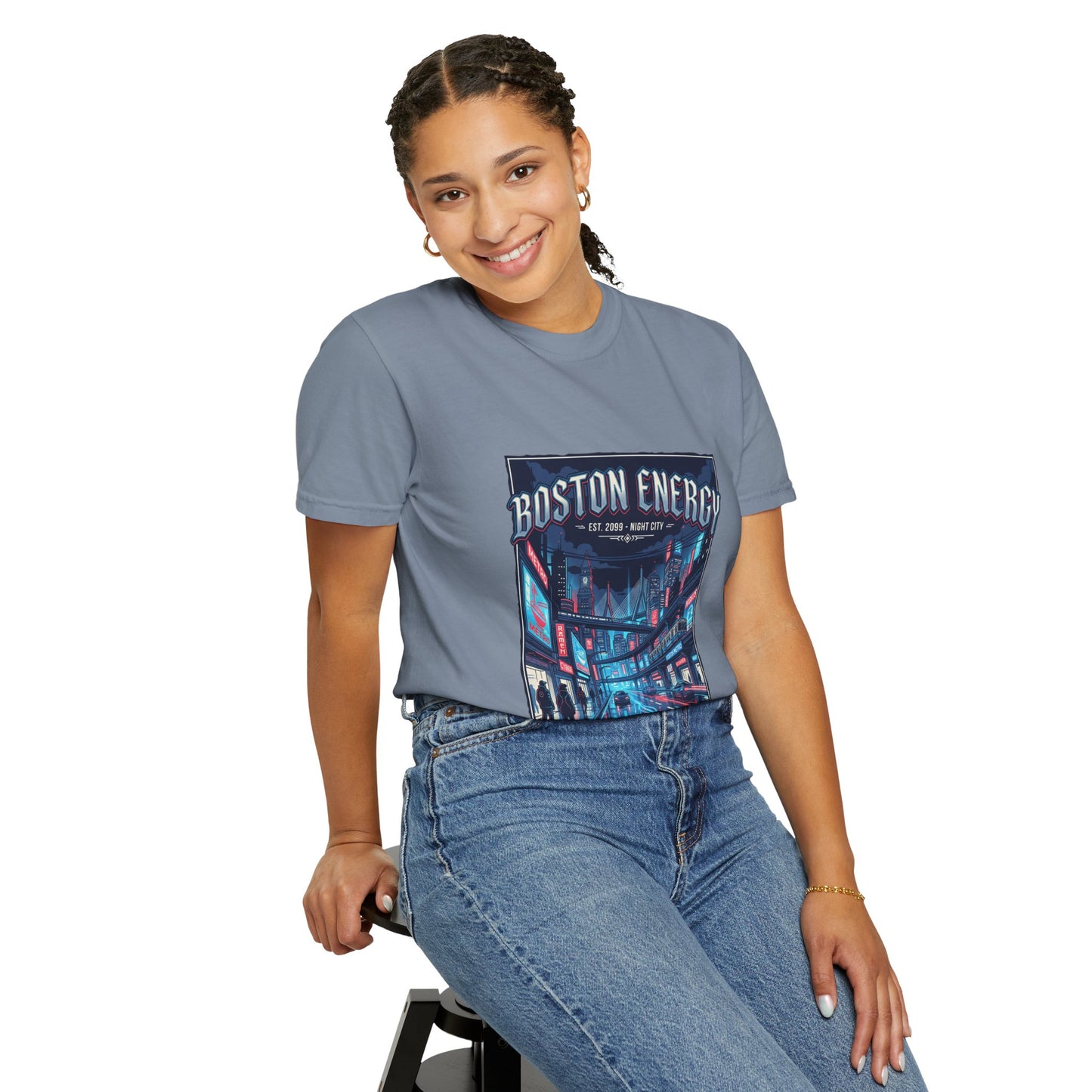Boston Energy Graphic T-Shirt — Neon City Streetwear