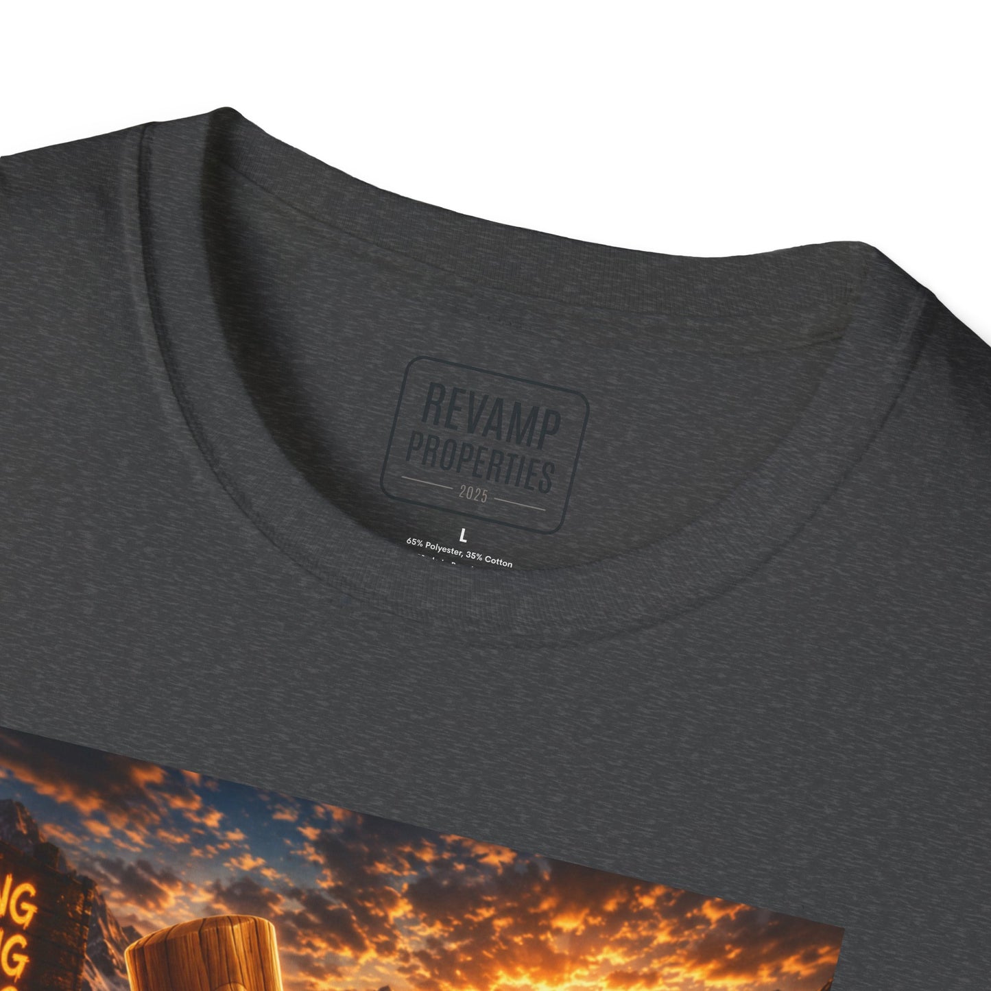 Tung Tung Tung Sahur 2 Wheels On Steel & Fire T-Shirt — "Time To Turn The Tide" Tee