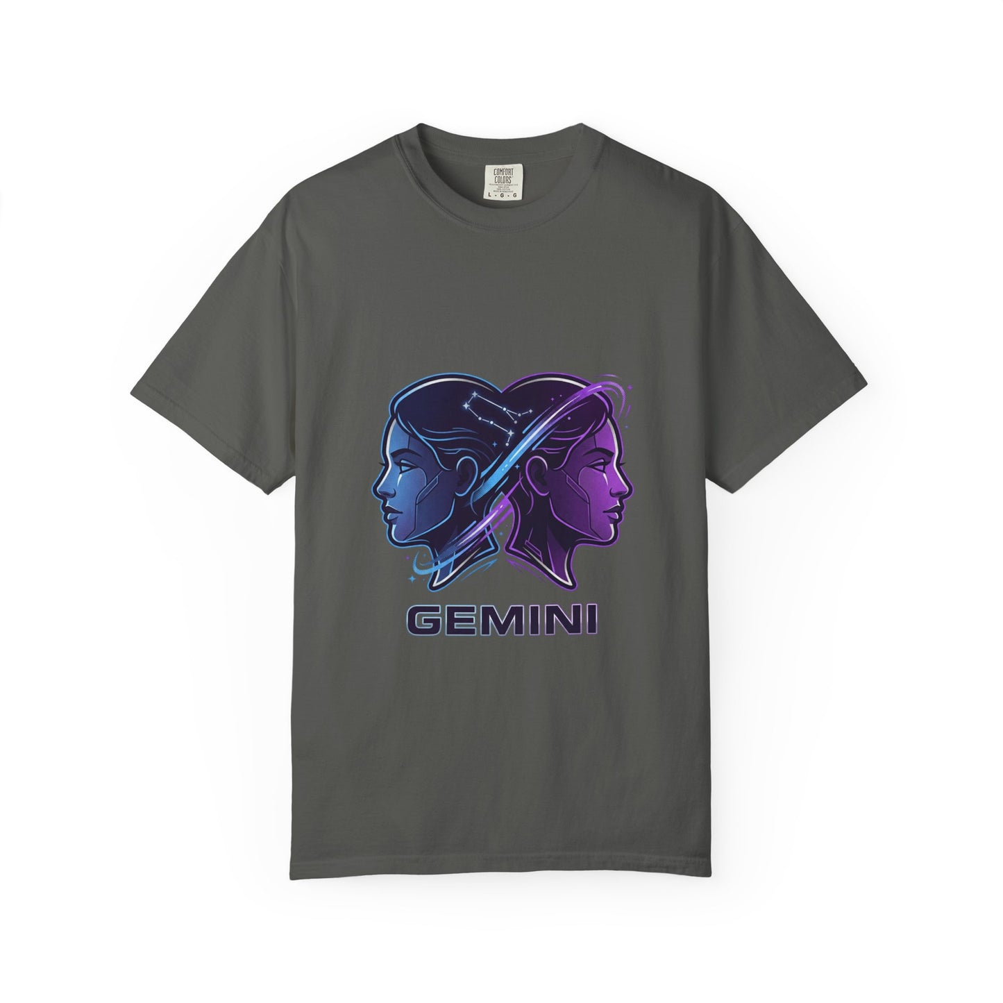 Gemini Zodiac T‑Shirt — Dual Faces Astrology Tee