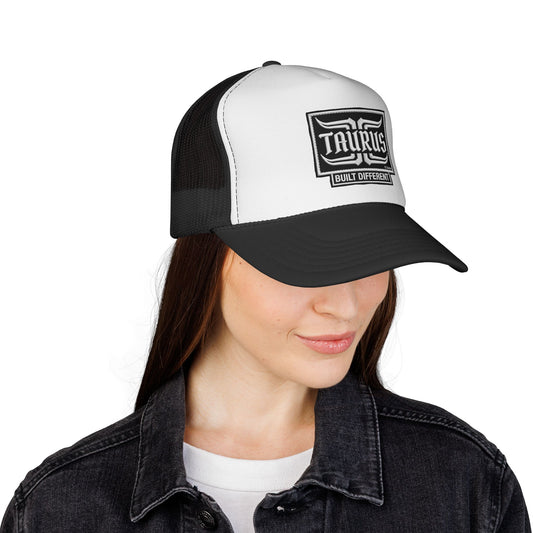 Taurus 'Built Different' Trucker Hat — Zodiac Snapback Cap