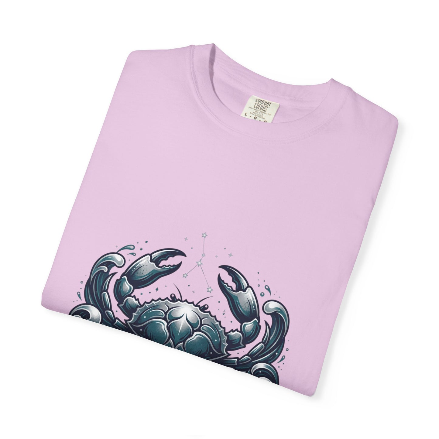 Cancer Zodiac T-Shirt — Stylized Crab Astrological Tee