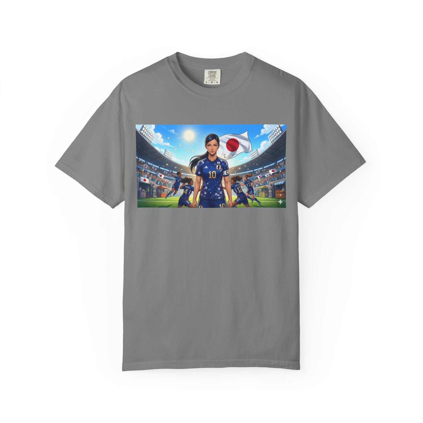 Soccer Player Japan T-Shirt — Japan Flag Soccer Fan Tee