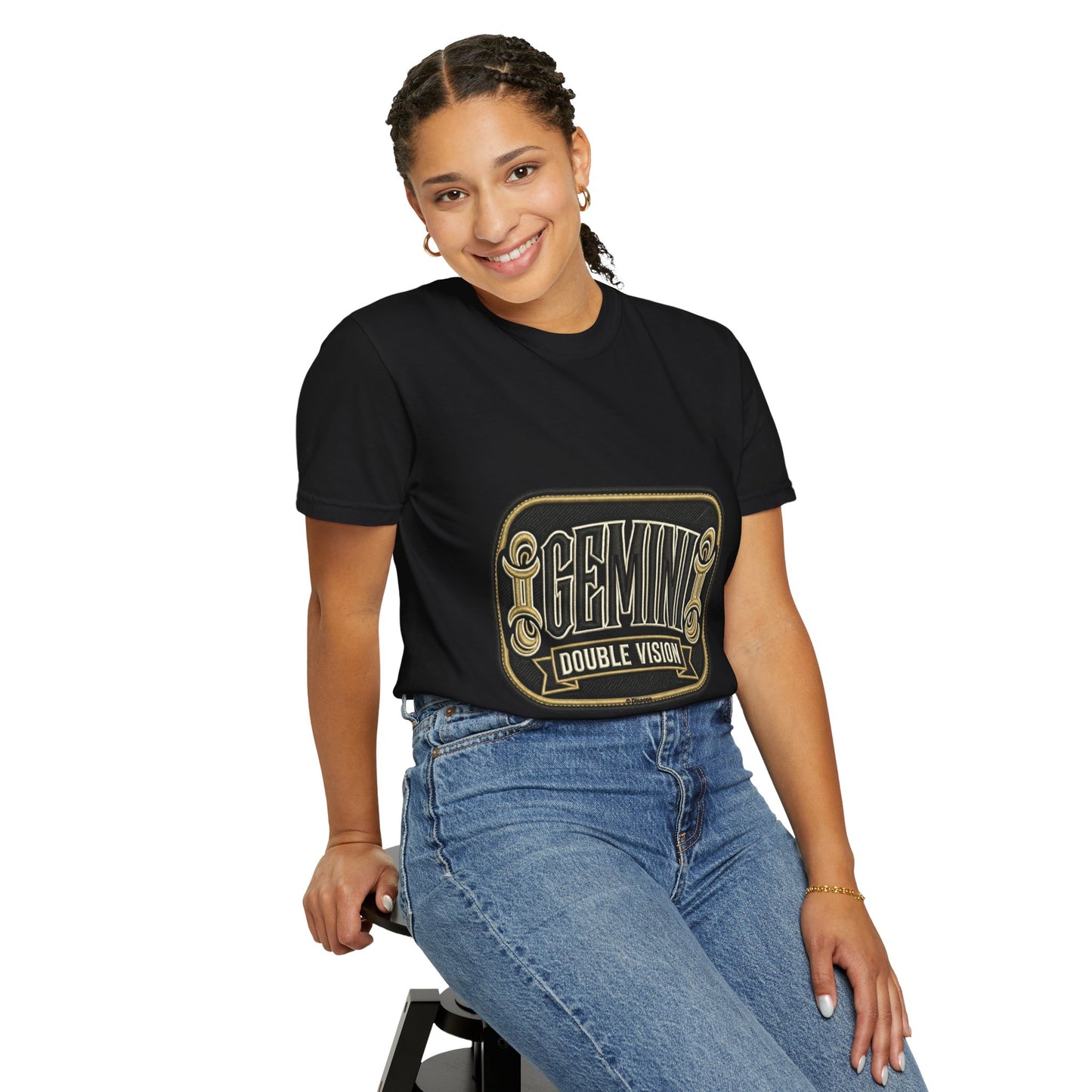 Gemini Double Vision T-Shirt — Zodiac Twin Graphic Tee