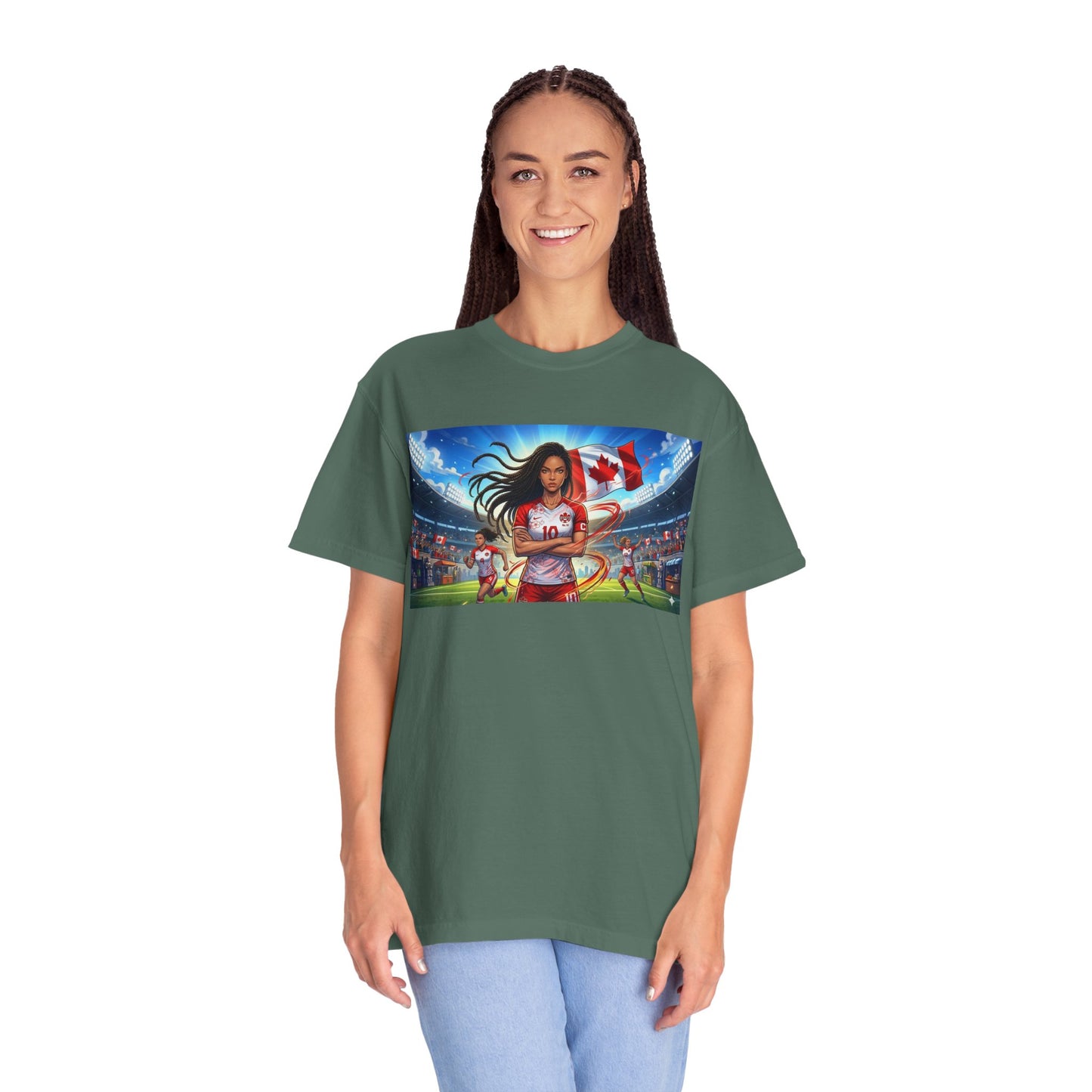 Soccer Star Canada T-Shirt — Women’s Team Jersey Graphic