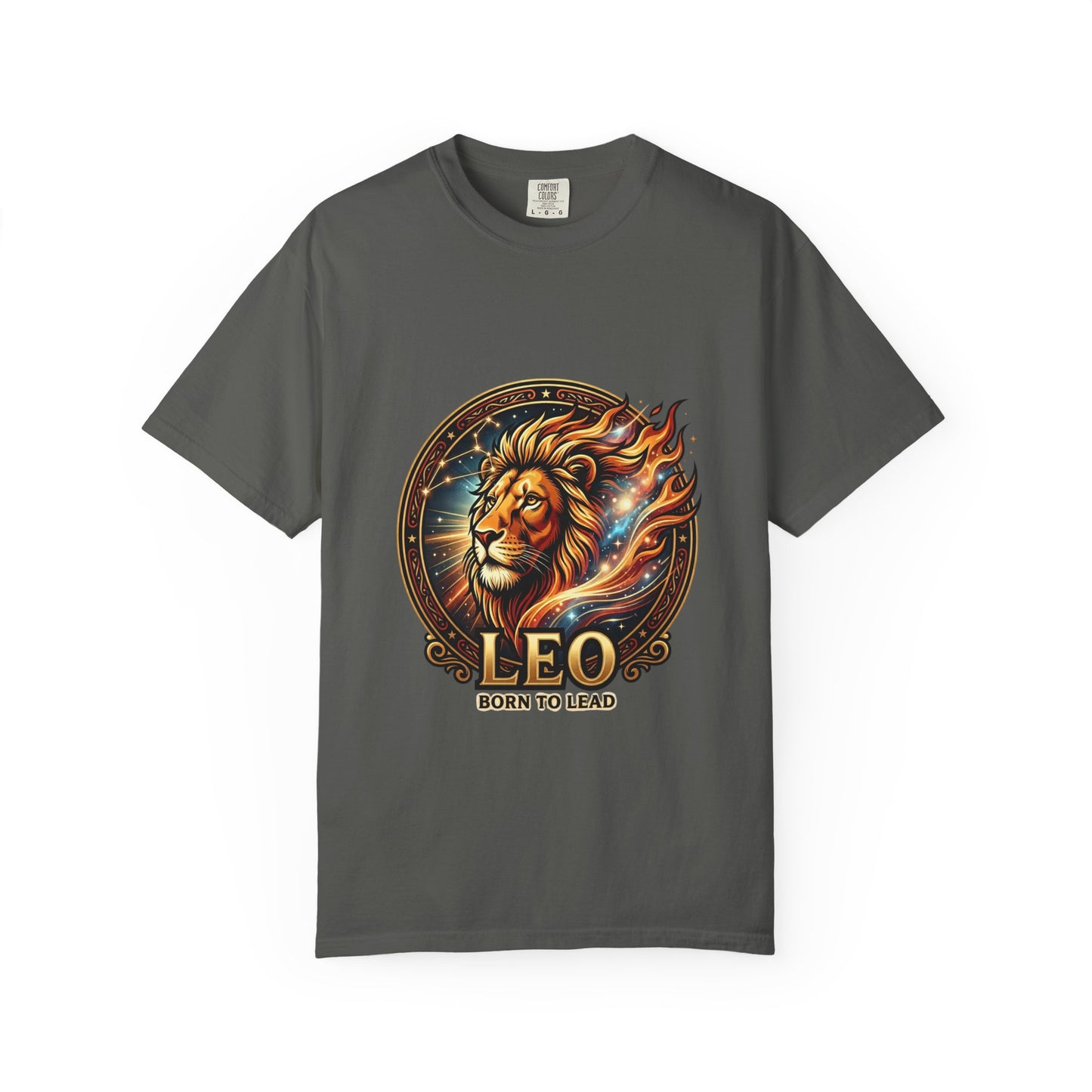 Leo 'Born to Lead' T-Shirt — Bold Zodiac Lion Graphic Tee
