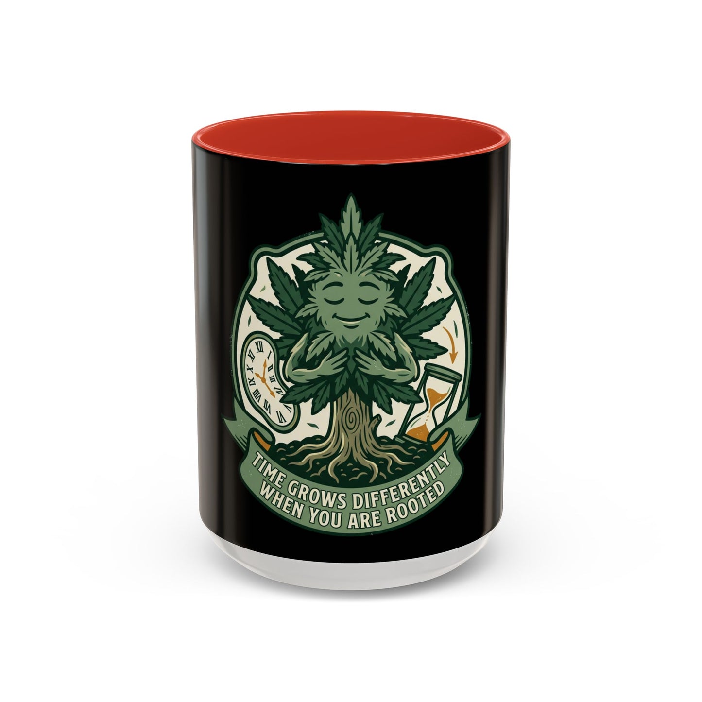 Rooted Wisdom Coffee Mug — "Time Grows Differently When You Are Rooted"