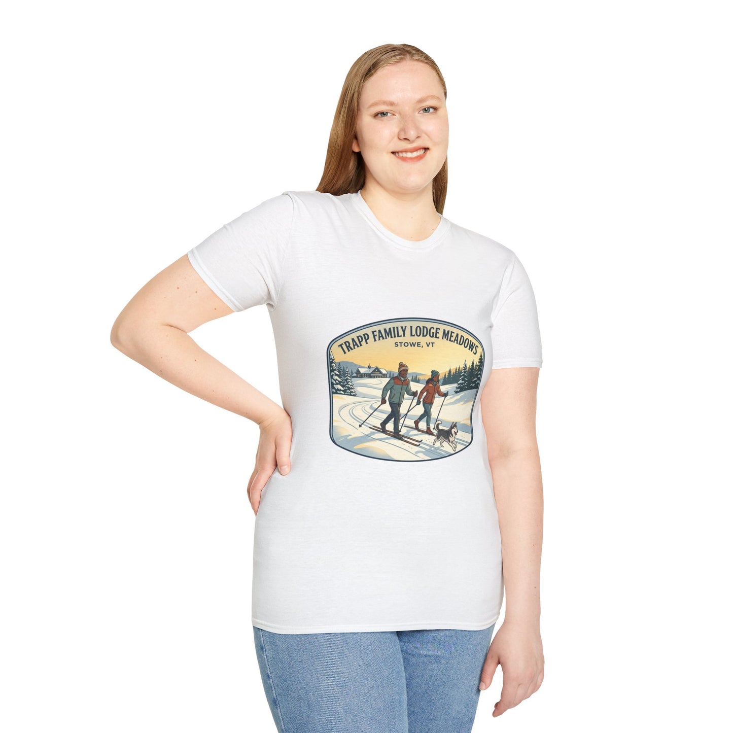 Trapp Family Lodge Meadows Skiing T-Shirt