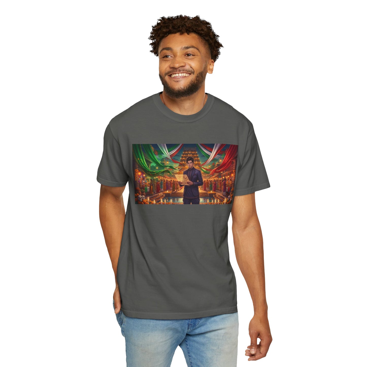 Mexican Festival Night T-Shirt — Cinematic Streets Graphic Tee