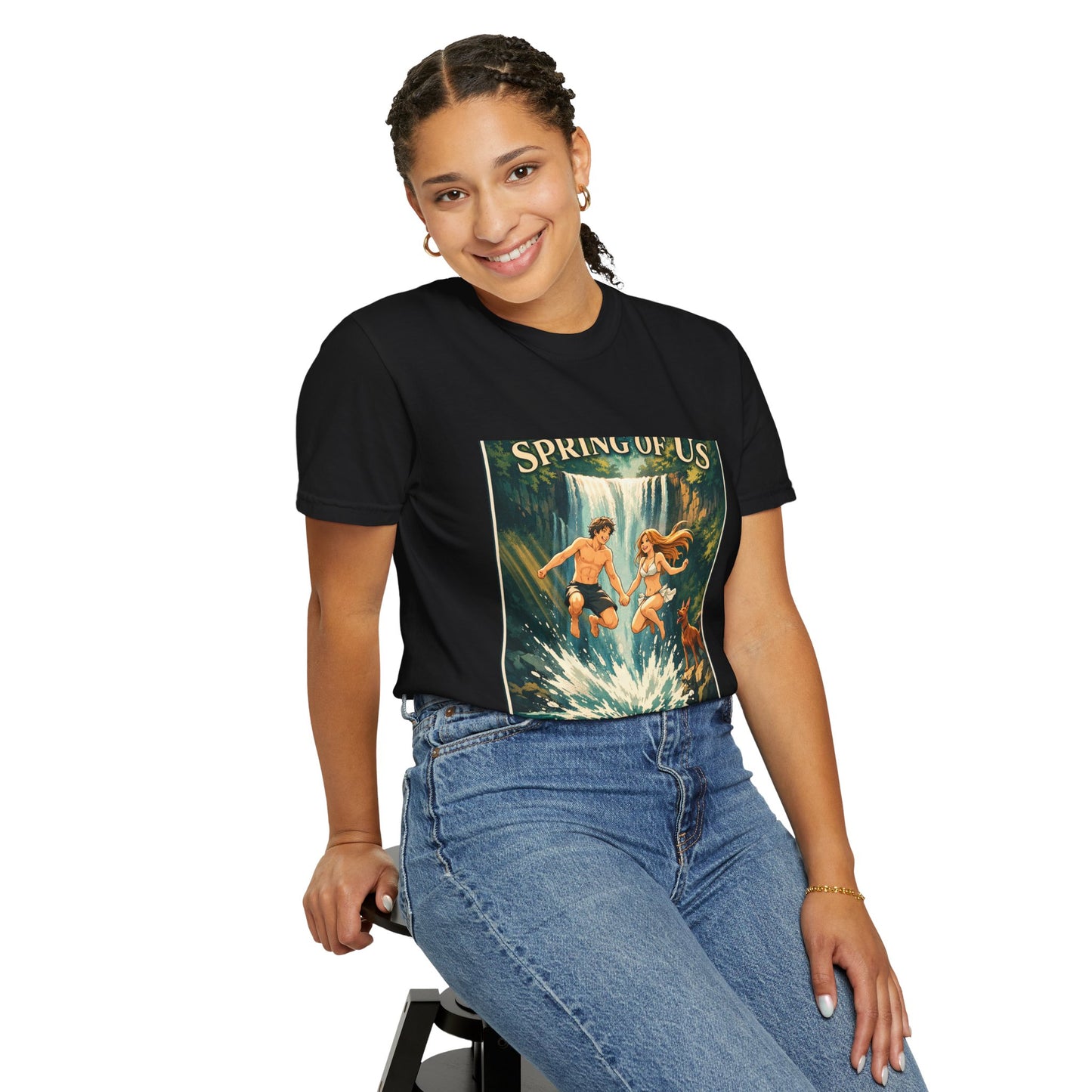 Vintage 'Spring of Us' Waterfall Graphic T-Shirt