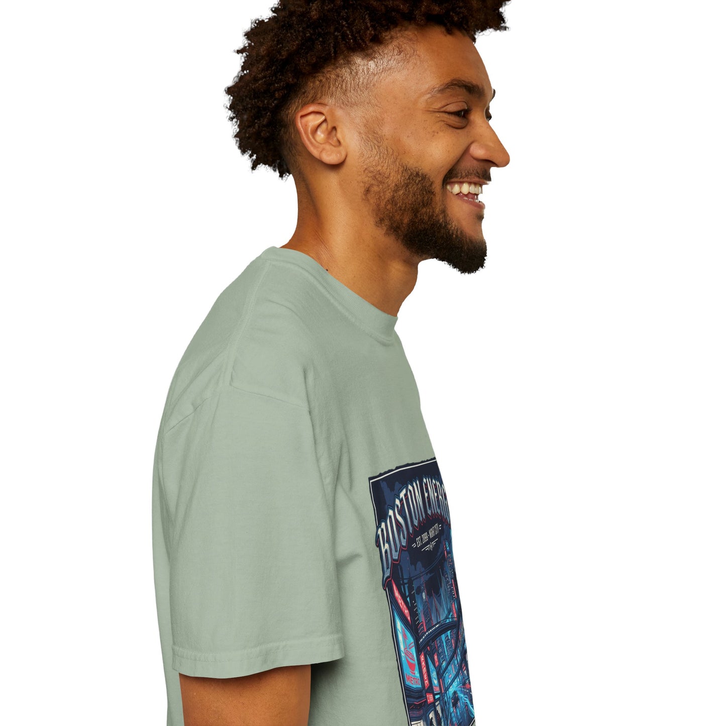 Boston Energy Graphic T-Shirt — Neon City Streetwear