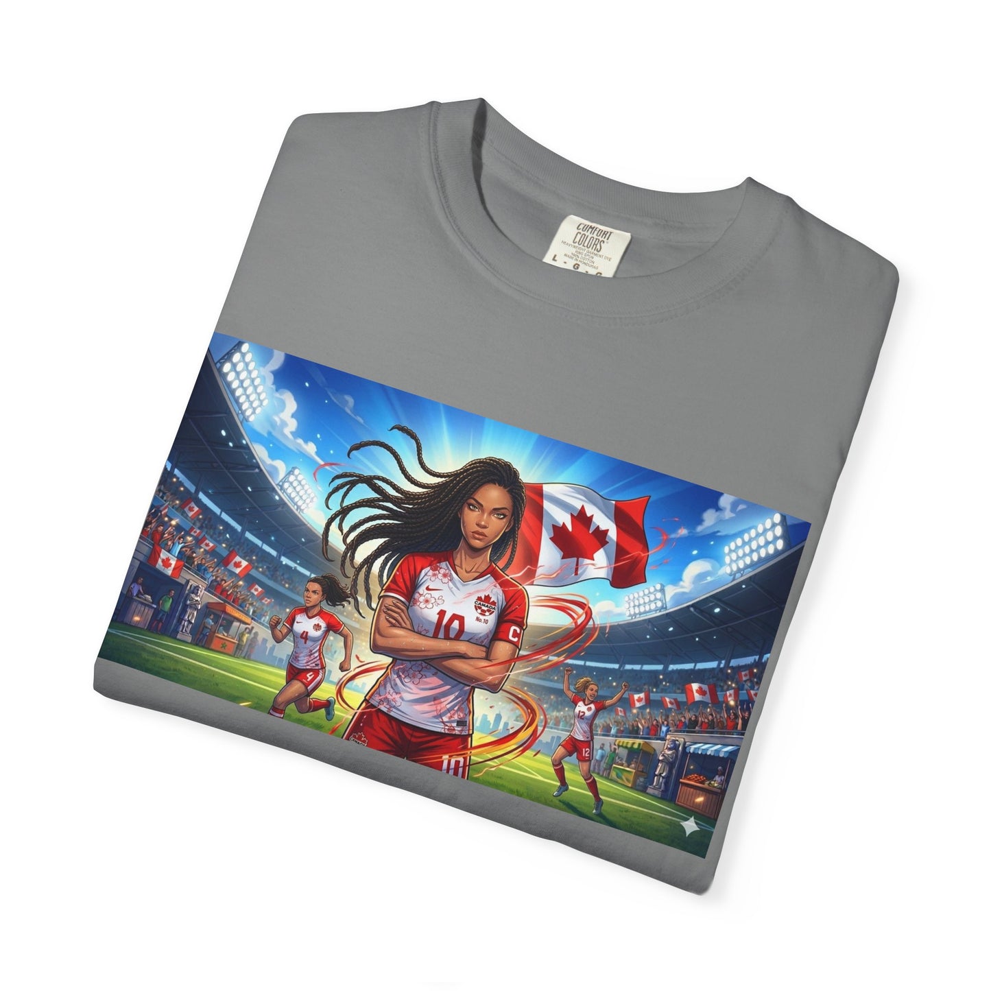 Soccer Star Canada T-Shirt — Women’s Team Jersey Graphic