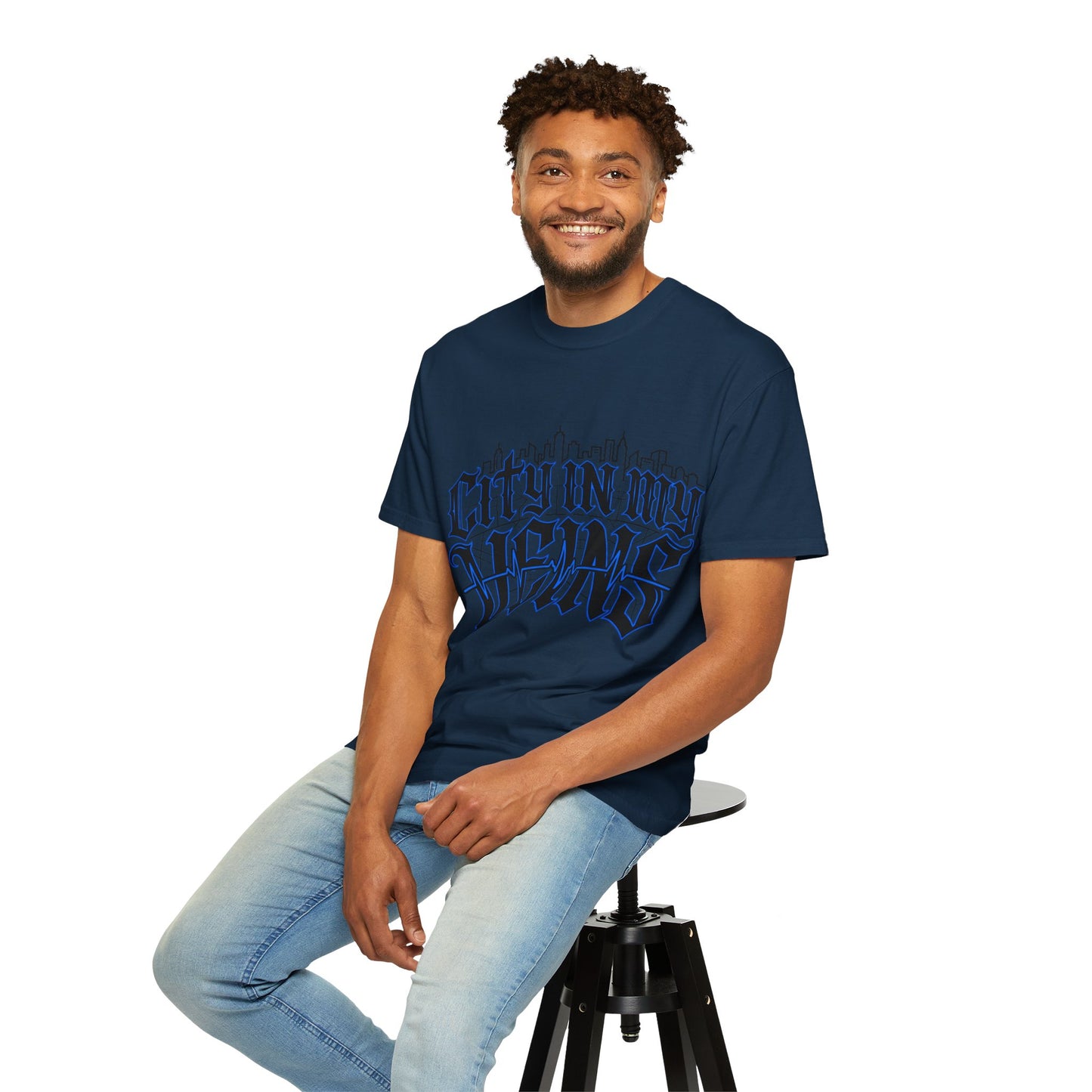 City in My Veins T-Shirt — Urban Skyline Graphic Tee