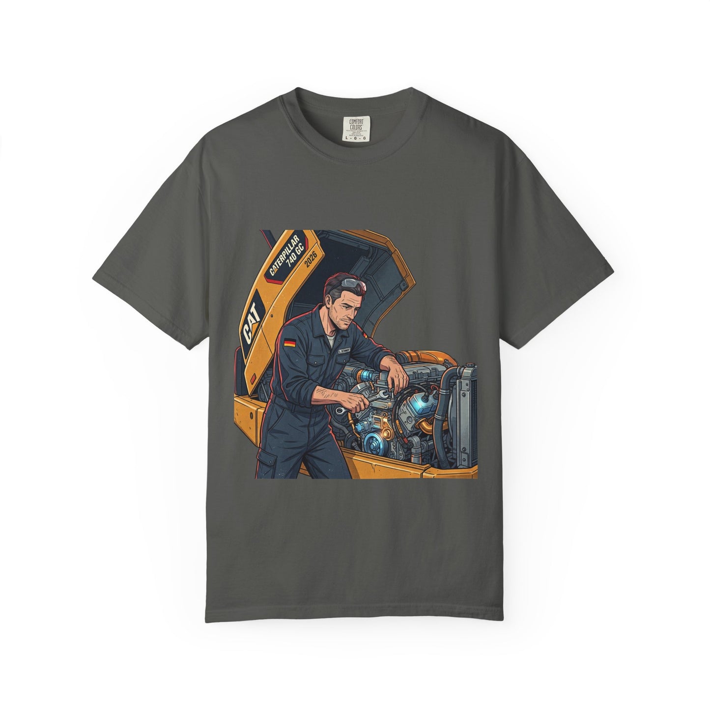 Mechanic Garage T-Shirt — Vintage Auto Technician Illustration