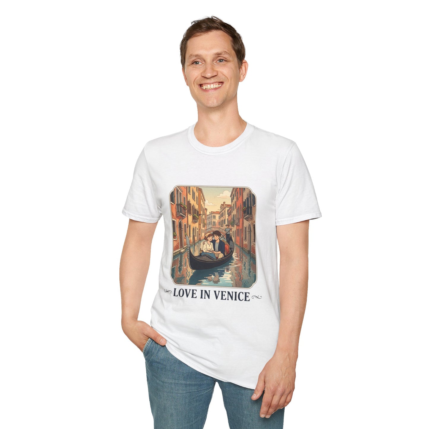 T-Shirt — Love in Venice Gondola Romantic Travel Tee