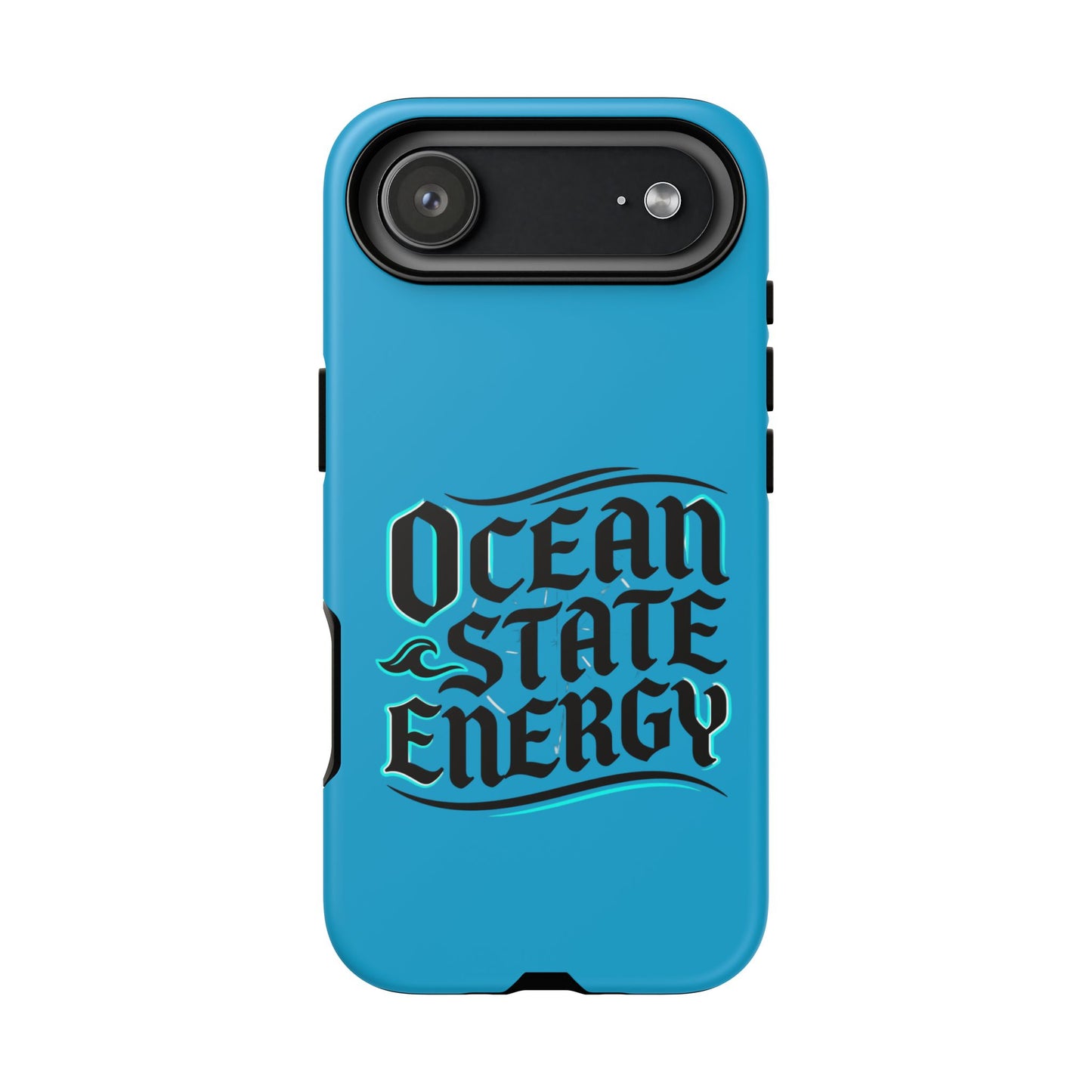 Ocean State Energy Phone Case — Tough Protective iPhone Cover with Nautical Script
