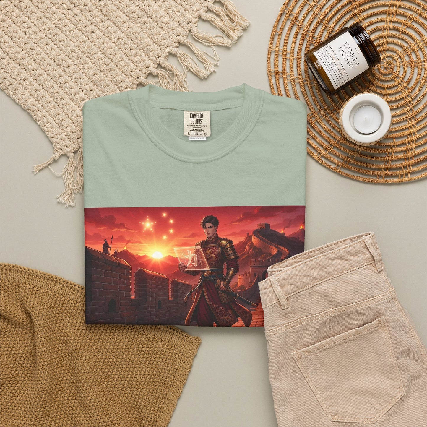 Scout Regiment Sunset T-Shirt — Anime Military Wall Scene