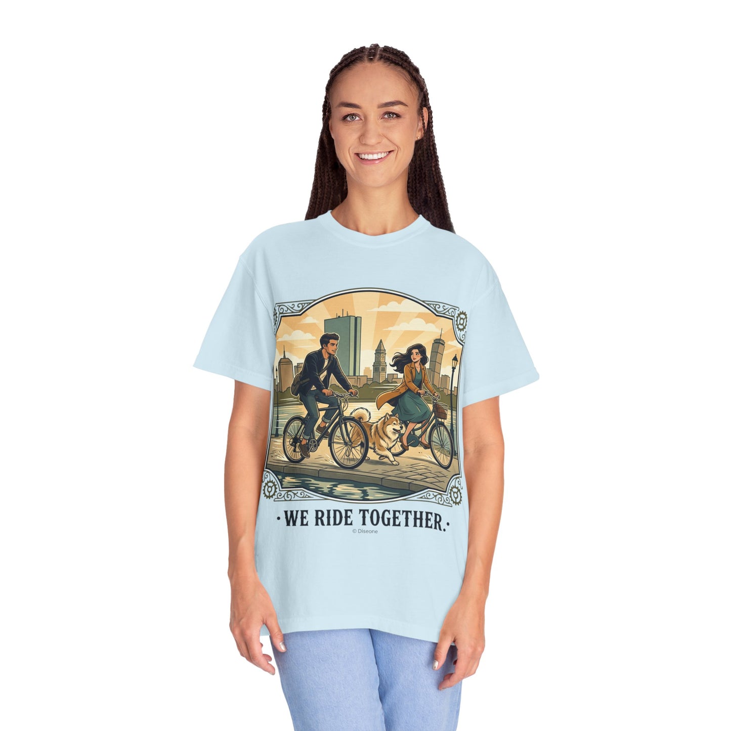 We Ride Together Bicycle Couple T-Shirt