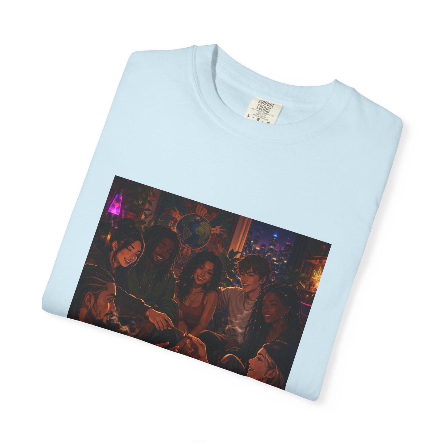 OUR MEMORIES - Vintage Night Party Scene T-Shirt