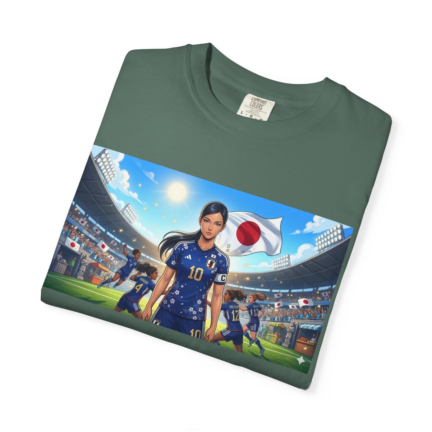 Soccer Player Japan T-Shirt — Japan Flag Soccer Fan Tee